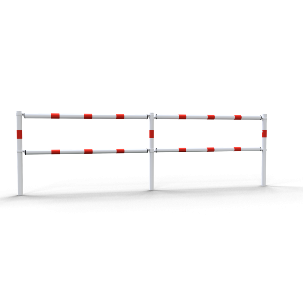Traffic safety | fencing systems | Cross tube | grid sizes: 1630 mm length: 1500 mm | hot-dip galvanizedand white coated